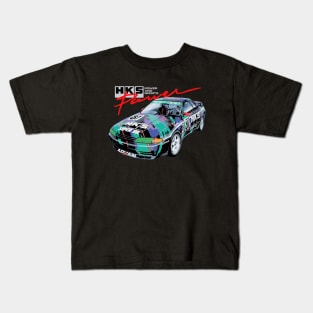 NISSAN SKYLINE R32 GTR V-SPEC II BNR32 NISMO group a race car Kids T-Shirt